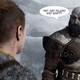 Kratos looks stunned as his son tells him Starfield will no longer be out in 2022.
